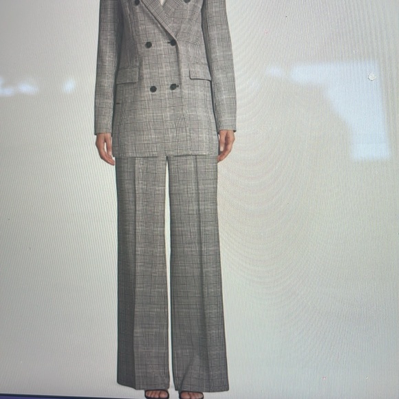 Lafayette 148 Dalton houndstooth wide leg pants - Picture 1 of 16